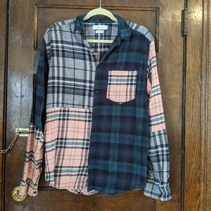 Urban Outfitters Patchwork Flannel Shirt